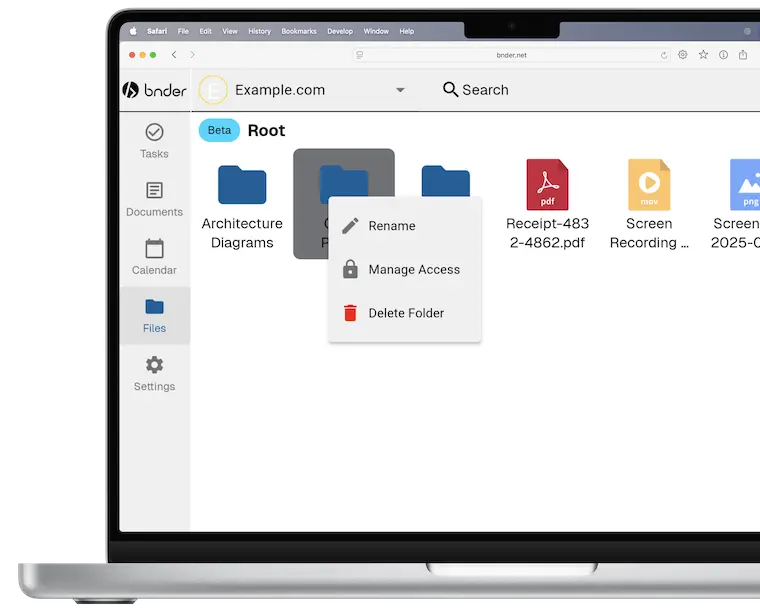 Keep client work on track