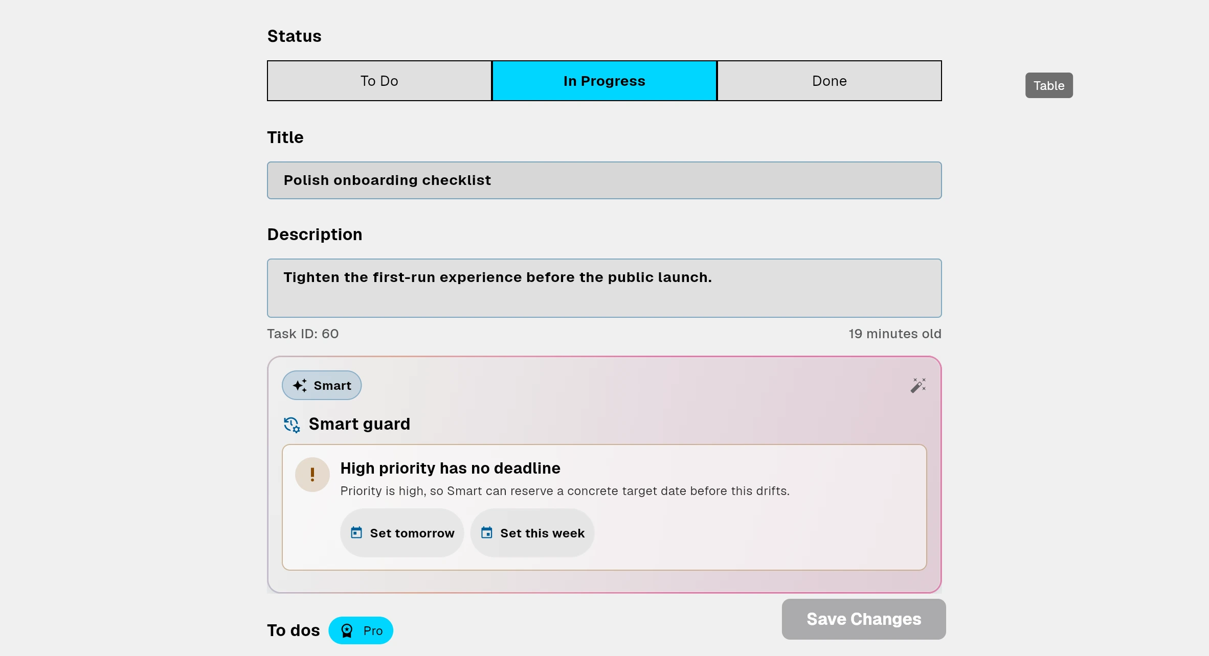 Product work with customer context